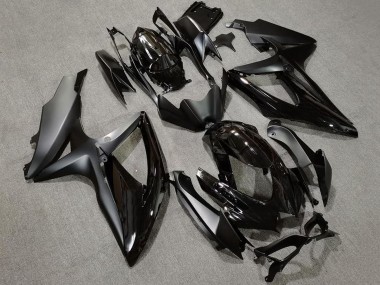 Großhandel Suzuki GSXR 600 / GSXR 750 Motorrad Verkleidung 2008-2010 - Glanzendes Schwarz Matt Schwarz