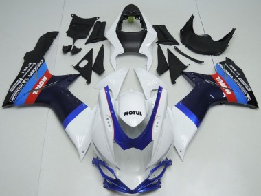Großhandel Suzuki GSXR 600 / GSXR 750 Motorrad Verkleidung 2011-2024 - Weiss Blau Schwarz Rot Motul