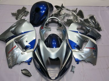 Großhandel Suzuki GSXR 1300 Motorrad Verkleidung 1996-2007 - Silber Blau