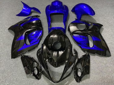 Großhandel Suzuki GSXR 1300 Motorrad Verkleidung 2008-2020 - Glanzendes Schwarz und Dunkel Blau
