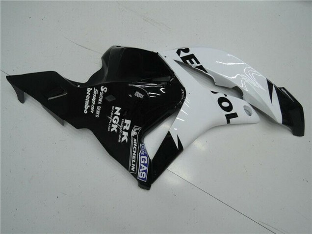 Großhandel Honda CBR600RR Motorrad Verkleidung 2009-2012 - Weiss Glanzendes Schwarz Repsol