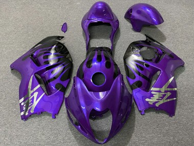 Großhandel Suzuki GSXR 1300 Motorrad Verkleidung 1996-2007 - Lila und Schwarz