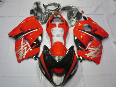 Großhandel Suzuki GSXR 1300 Motorrad Verkleidung 1996-2007 - Rot Schwarz Silber Aufkleber