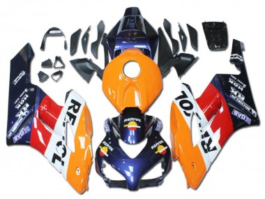 Großhandel Honda CBR1000RR Motorrad Verkleidung 2004-2005 - Orange Rot Weiss Blau Repsol