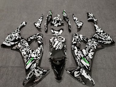Großhandel Kawasaki ZX10R Motorrad Verkleidung 2008-2010 - Camouflage Grun Aufkleber