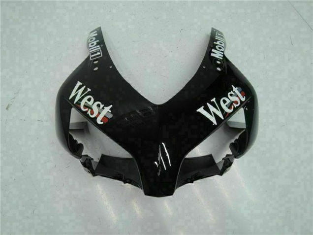 Großhandel Honda CBR1000RR Motorrad Verkleidung 2004-2005 - Glanzendes Schwarz Weiss West Mobil Michelin