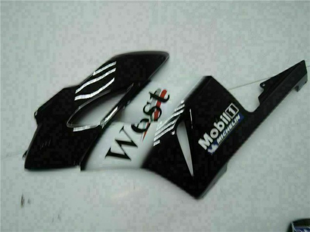 Großhandel Honda CBR1000RR Motorrad Verkleidung 2004-2005 - Glanzendes Schwarz Weiss West Mobil Michelin