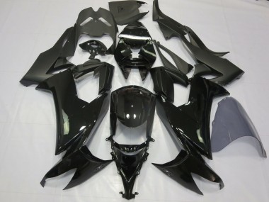 Großhandel Kawasaki ZX10R Motorrad Verkleidung 2008-2010 - Glanzendes Schwarz Matt Schwarz