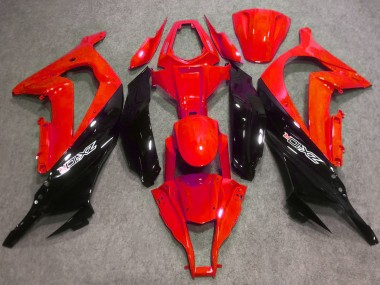 Großhandel Kawasaki ZX10R Abs Motorrad Verkleidungen 2016-2020 - Rot Glanzendes Schwarz