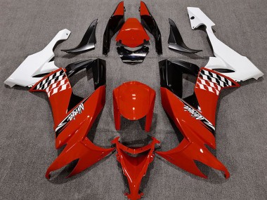 Großhandel Kawasaki ZX10R Motorrad Verkleidung 2008-2010 - Weiss Rot Schwarz