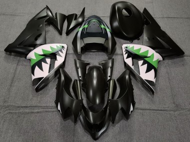 Großhandel Kawasaki ZX10R Motorrad Verkleidung 2004-2005 - Matt Schwarz und Grun