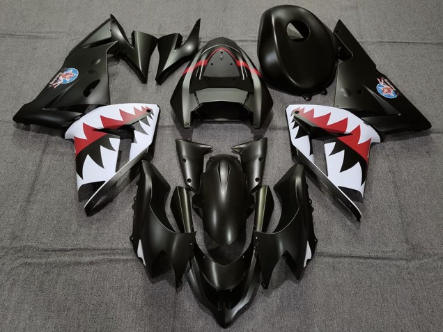Großhandel Kawasaki ZX10R Motorrad Verkleidung 2004-2005 - Matt Schwarz Betty Bomber