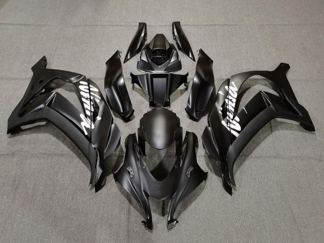 Großhandel Kawasaki ZX10R Motorrad Verkleidung 2016-2020 - Matt Schwarz Weiss Ninja