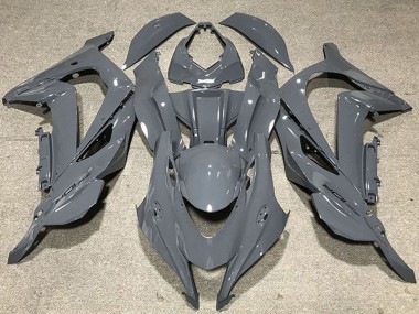 Großhandel Kawasaki ZX10R Motorrad Verkleidung 2016-2020 - Nardo Grau Schwarz Logo