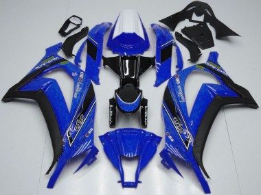 Großhandel Kawasaki ZX10R Motorrad Verkleidung 2011-2015 - Weiss Blau Glanzendes Schwarz OEM Stil
