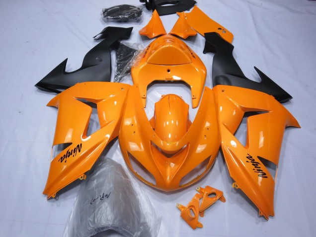 Großhandel Kawasaki ZX10R Motorrad Verkleidung 2006-2007 - Orange