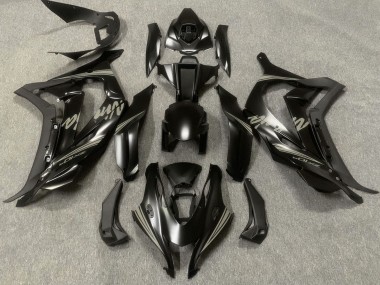Großhandel Kawasaki ZX10R Motorrad Verkleidung 2016-2020 - Matt Schwarz Grau Ninja