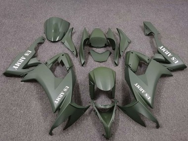 Großhandel Kawasaki ZX10R Motorrad Verkleidung 2008-2010 - US Armee Grun