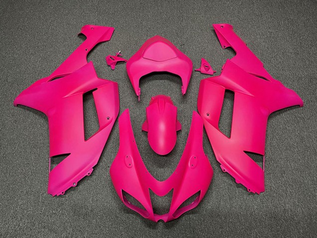 Großhandel Kawasaki ZX6R Motorrad Verkleidung 2007-2008 - Fuchsie