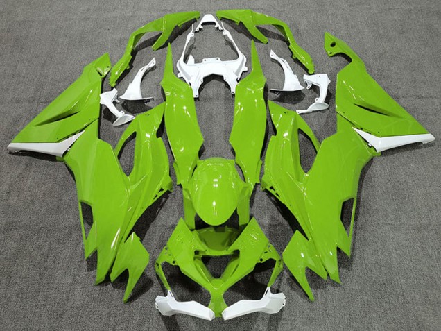 Großhandel Kawasaki ZX6R Motorrad Verkleidung 2019-2022 - Weiss Grun