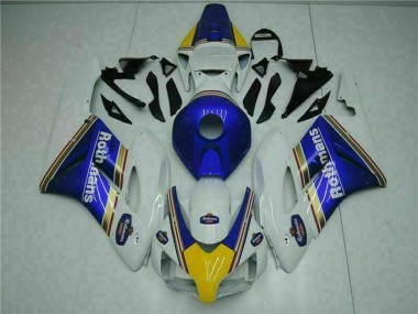 Großhandel Honda CBR1000RR Motorrad Verkleidung 2004-2005 - Weiss Blau Gelb Rothmans