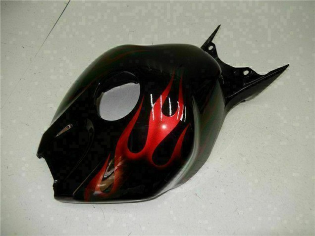 Großhandel Honda CBR1000RR Motorrad Verkleidung 2004-2005 - Glanzendes Schwarz Rot Flamme