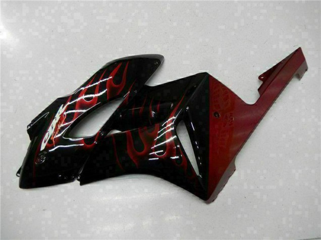 Großhandel Honda CBR1000RR Motorrad Verkleidung 2004-2005 - Glanzendes Schwarz Rot Flamme