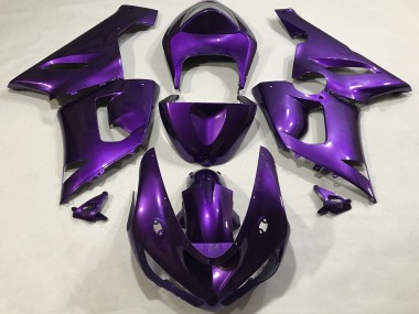 Großhandel Kawasaki ZX6R Motorrad Verkleidung 2005-2006 - Lila