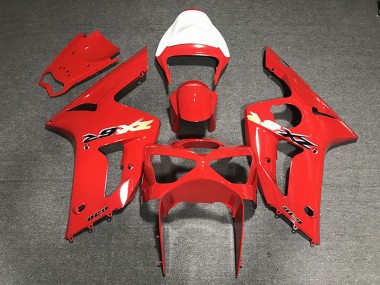Großhandel Kawasaki ZX6R Motorrad Verkleidung 2003-2004 - Rot 636