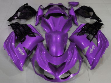 Großhandel Kawasaki ZX14R Motorrad Verkleidung 2012-2024 - Lila Schwarz