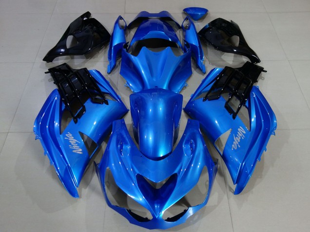 Großhandel Kawasaki ZX14R Motorrad Verkleidung 2012-2024 - Blau Schwarz