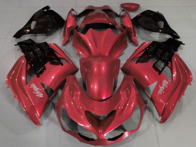 Großhandel Kawasaki ZX14R Motorrad Verkleidung 2012-2024 - Rot Schwarz