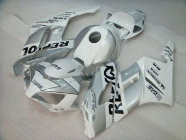 Großhandel Honda CBR1000RR Motorrad Verkleidung 2004-2005 - Weiss Silber Schwarz Repsol