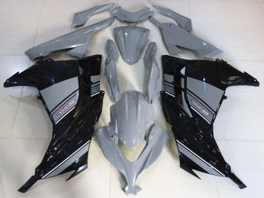 Großhandel Kawasaki Ninja 300 Motorrad Verkleidung 2013-2024 - Nardo Grau Schwarz