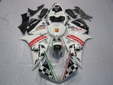 Großhandel Yamaha R1 Motorrad Verkleidung 2012-2014 - Weiss Rot Grun Schwarz Abarth Wudy Motul