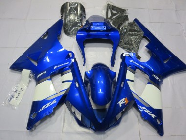 Großhandel Yamaha R1 Motorrad Verkleidung 2000-2001 - Blau Weiss