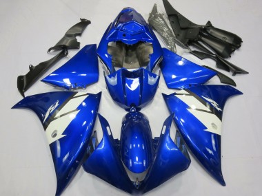 Großhandel Yamaha R1 Motorrad Verkleidung 2012-2014 - Blau Weiss