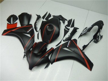 Großhandel Honda CBR1000RR Motorrad Verkleidung 2008-2011 - Matt Schwarz Rot