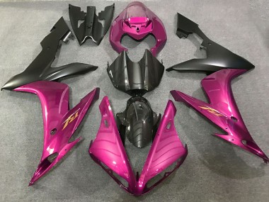 Großhandel Yamaha R1 Motorrad Verkleidung 2004-2006 - Rosa Carbonfaser Stil