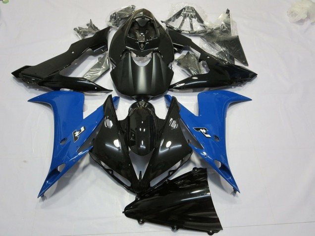 Großhandel Yamaha R1 Motorrad Verkleidung 2004-2006 - Glanzendes Schwarz Matt Schwarz Blau