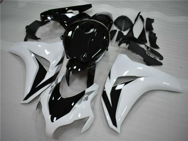 Großhandel Honda CBR1000RR Motorrad Verkleidung 2008-2011 - Weiss Glanzendes Schwarz