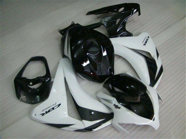 Großhandel Honda CBR1000RR Motorrad Verkleidung 2008-2011 - Weiss Glanzendes Schwarz