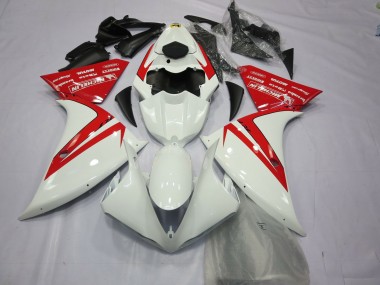 Großhandel Yamaha R1 Motorrad Verkleidung 2012-2014 - Weiss Rot