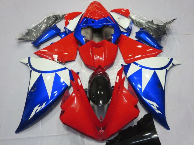 Großhandel Yamaha R1 Motorrad Verkleidung 2012-2014 - Weiss Rot Blau Schwarz