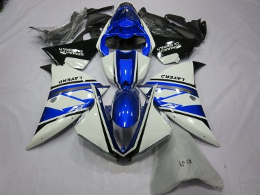 Großhandel Yamaha R1 Motorrad Verkleidung 2012-2014 - Weiss Blau Schwarz Layerd Semakin Didepan
