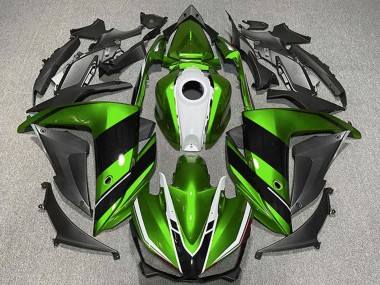 Großhandel Yamaha R3 Motorrad Verkleidung 2015-2018 - Grun Weiss Glanzendes Schwarz