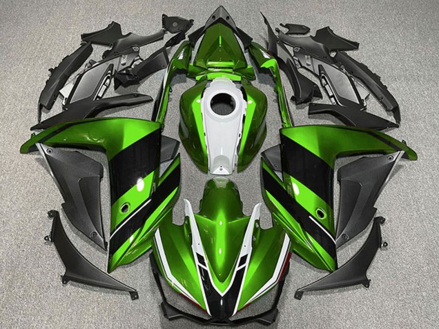 Großhandel Yamaha R3 Motorrad Verkleidung 2015-2018 - Grun Weiss Glanzendes Schwarz