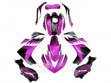 Großhandel Yamaha R3 Motorrad Verkleidung 2015-2018 - Rosa Weiss Glanzendes Schwarz Hai