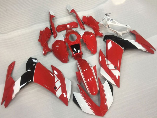 Großhandel Yamaha R3 Motorrad Verkleidung 2015-2018 - Rot Weiss Glanzendes Schwarz