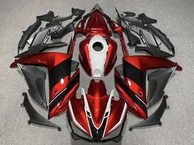 Großhandel Yamaha R3 Motorrad Verkleidung 2015-2018 - Rot Weiss Glanzendes Schwarz